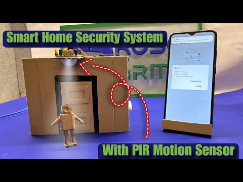 IoT Smart Home Security System with PIR Motion Sensor and Blynk App | Security Project 🔒