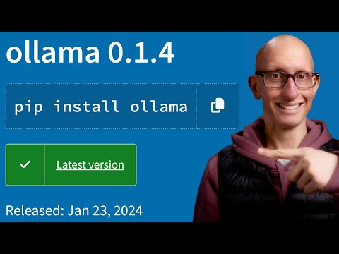 Ollama has a Python library!