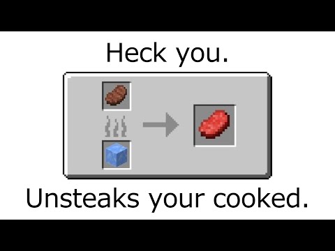 Minecraft images but my brain hurts.