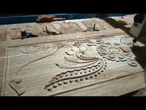 3D Door Design Cutting CNC router machine 