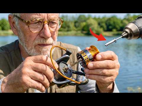 No need for a new fishing REEL anymore! Insert a RIVET and forget about your problems.