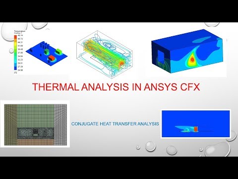 THERMAL ANALYSIS/CONJUGATE HEAT TRANSFER  ANALYSIS IN ANSYS CFX THERMAL ANALYSIS IN ANSYS CFX