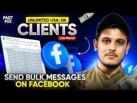 Send Bulk Messages on Facebook Messenger (100% Automated) | Live Client Hunting Proof
