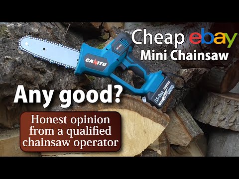 Cheap ebay Mini Chainsaw. Any good? Unbiased Review (by somebody who knows what he's talking about).