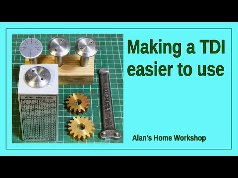 Making a metric thread dial indicator (TDI) easier to use