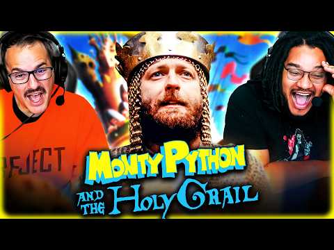 MONTY PYTHON AND THE HOLY GRAIL (1975) IS HILARIOUSLY RANDOM! MOVIE REACTION! King Arthur