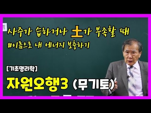 19강 자원오행3 : 戊己土 ⛰