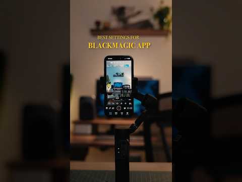 The BEST SETTINGS to have on the Blackmagic Cam App!