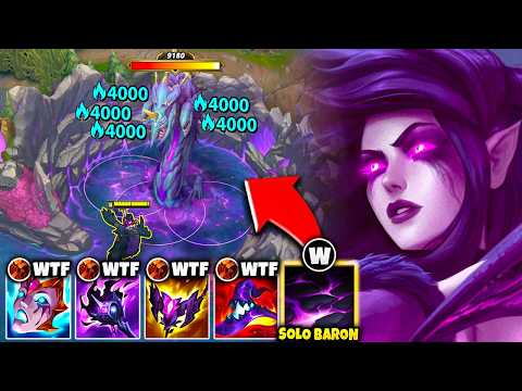 WTF?! MORGANA JUNGLE CAN SOLO BARON WITH EASE! (JUST KEEP PRESSING W)