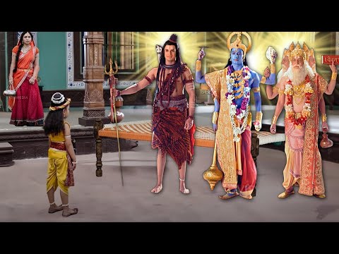 जब कान्हा से मिलने ब्रह्म, विष्णु ओर महेश एक साथ प्रकट हुए | यशोमती मईया के नंदलाला | Krishan Leela