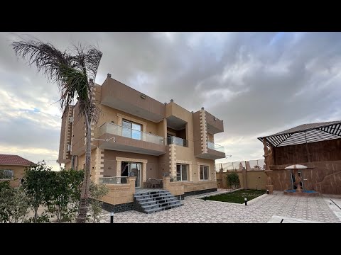 ارقي ڤيلا في الريف الأوروبي مساحة ٢٠٠٠ متر - ٧ غرف تشطيب الترا سوبر لوكس - حمام سباحة و شلال مياه