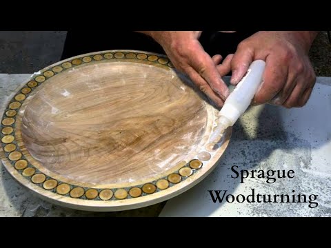 Woodturning - A Special Platter for a 50 Year Anniversary!