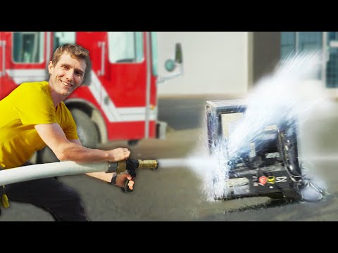 Cooling a PC with a Fire Truck… Literally