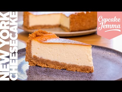 The Best New York Cheesecake Recipe | Cupcake Jemma