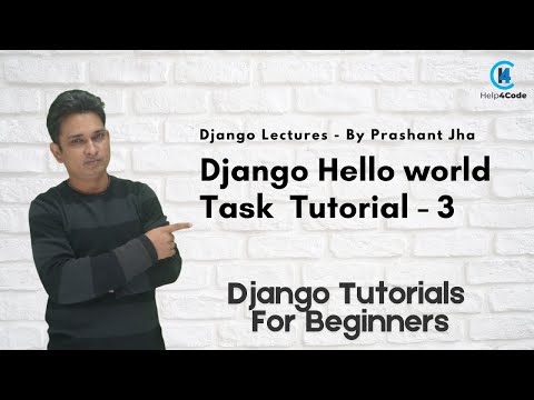 Print hello world task in django framework project | #tutorial #projectdevelopment #development