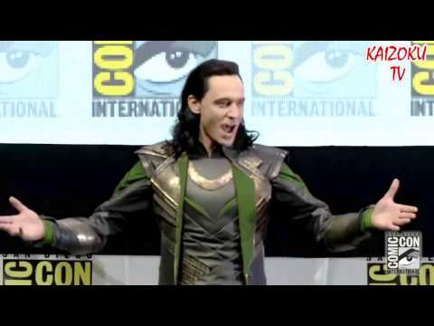 Tom Hiddleston at Comic Con 2013.