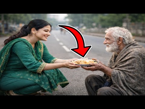 लड़की ने भूखे भिखारी को दिया खाना।भिखारी ने जो किया इंसानियत हिल गई || Heart touching story 