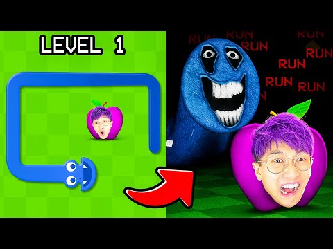 NEVER PLAY as THE APPLE In HUNGRY SNAKE GAME...!?