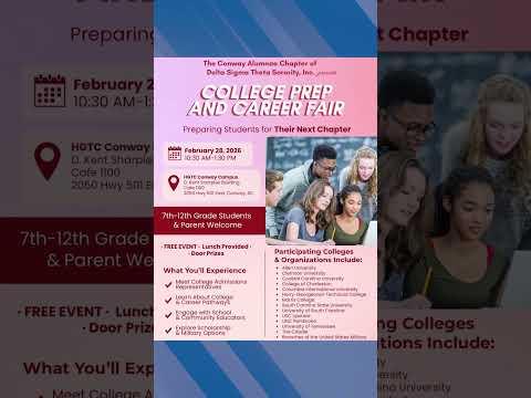 College Prep and Career Fair this Saturday!