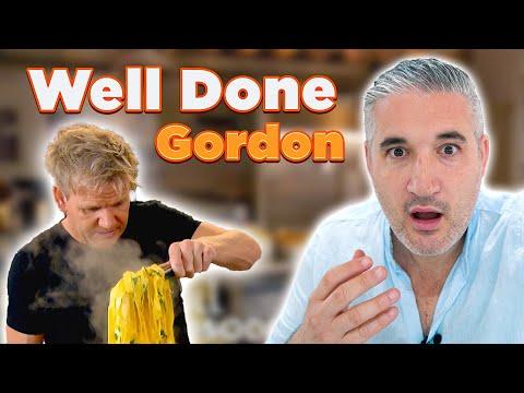 Italian Chef Reacts to GORDON RAMSAY Guide to Italian Cooking