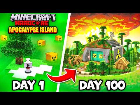 I locked myself in an apocalypse island in Minecraft Hardcore for 100 days.