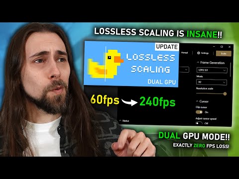 I just TESTED Lossless Scaling Dual GPU Mode!! ZERO FPS Loss!