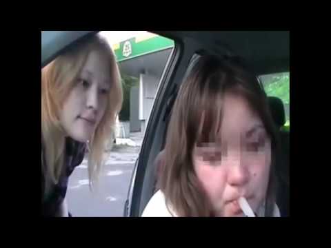 Пьяная студентка избивает работников ДПС 18+