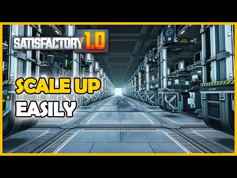 Easiest SCALEABLE modular factory pattern - Satisfactory 1.0 Tips & Tricks