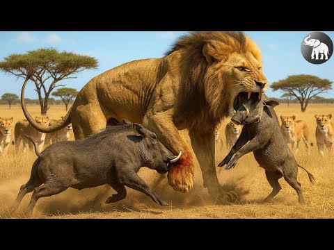 HWANGE SALVAJE: Tácticas de Caza del León Reveladas – El Depredador que No Persigue