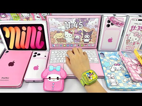 (🍎Paper DIY🍎) Apple X SANRIO Blind Bag 1000$ | Iphone, Macbook, IPad | ASMR #Kuromi #Melody