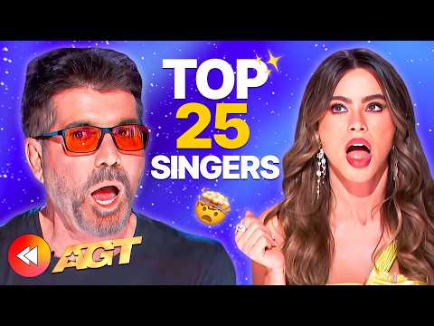 25 BEST SINGERS EVER On America's Got Talent! 🤩🎤