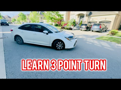 Driving Lesson #5 Learn Three or 3 Point Turn