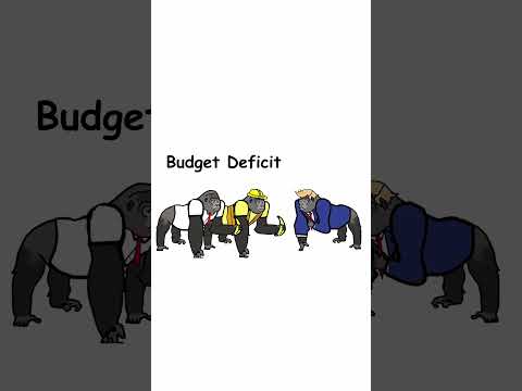 US National Debt Explained with Bananas #finance #animation #debt