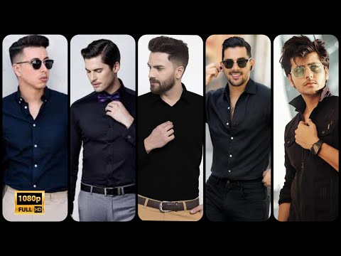 50+ Latest Black Shirt Outfits Ideas for Men 2021 | Black Shirt Fashion | Formal Black Shirt Style |