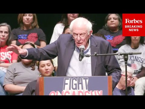 FULL SPEECH: Bernie Sanders Drops The Hammer On Trump At 'Fighting Oligarchy' Rally In Texas