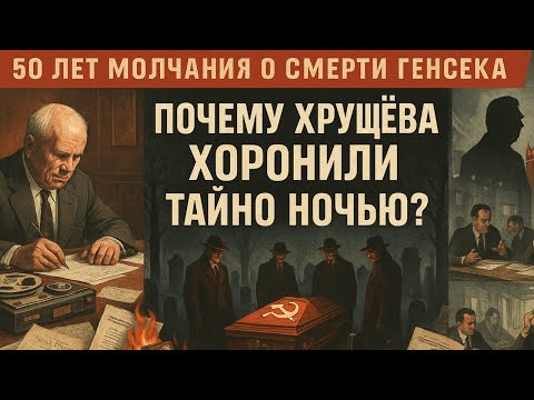 ПОЧЕМУ ХРУЩЁВА ХОРОНИЛИ ТАЙНО НОЧЬЮ? Загадка кремлевских похорон