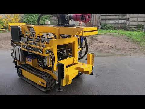 Дизельная малогабаритная буровая установка на радиоуправлении