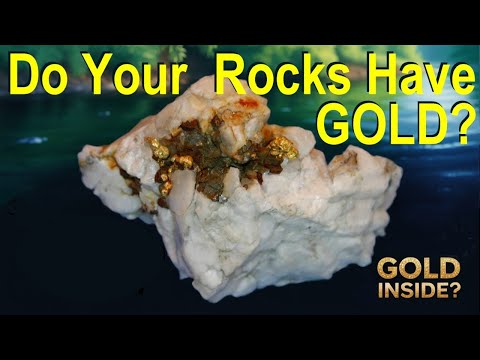 How To Tell If Your Rock Has Real Gold Inside!