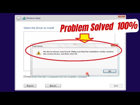 No Device Drivers Were Found Error Fix During Windows Install | Windows 11/10/8/7 Installation Issue