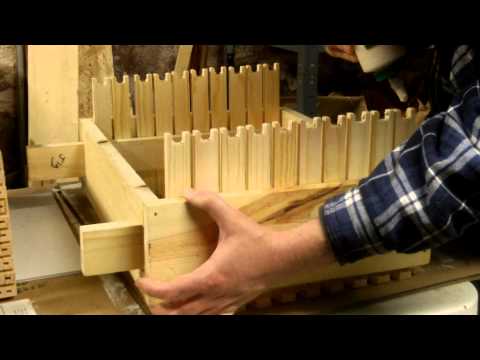 Assembling frames from Mann Lake for a Langstroth deep honeybee hive