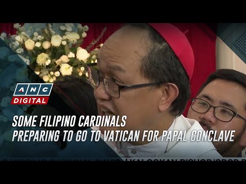 Some Filipino cardinals preparing to go to Vatican for papal conclave | ANC