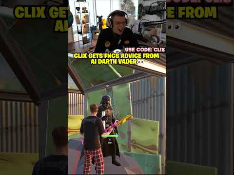 Clix gets FNCS advice from AI Darth Vader 👀