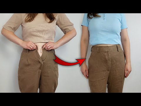 How to Widen Pants by 10 cm So They Fit Like Custom — SIMPLE HACK