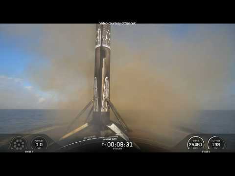 SpaceX Starlink 361 launch and Falcon 9 first stage landing, 27 February 2026