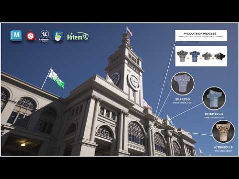The Fastest Way to Make Photo-Real Assets for Unreal Engine | Maya, Hitem3D, & Substance