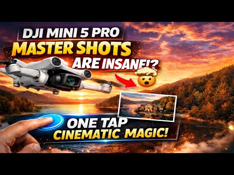 DJI Mini 5 Pro Mastershots : A Tutorial For Beginners (and Mini 4 Pro).