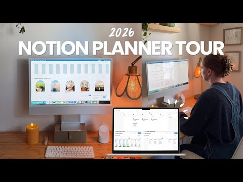 How to Organize Your Entire Life in Notion ✨ 2026 Life Planner Tour