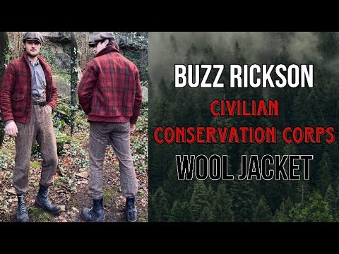 Buzz Rickson ccc wool plaid jacket