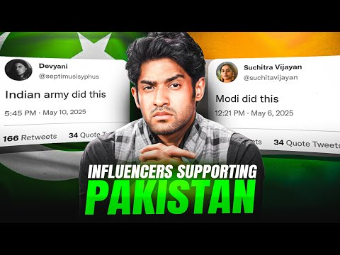 Indian Influencers Supporting Pakistan!