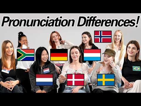 Word Differences Between 7 Germanic Languages! l Why Luxembourgish Is So Similar To French?